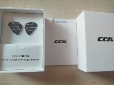Casti CCA C10 Pro/Kz Zs10 pro, Hybrid 10 Drivere, Metal , HiFi , Microfon Hd, Negru ca Nou