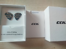 Casti CCA C10 Pro/Kz Zs10 pro, Hybrid 10 Drivere, Metal , HiFi , Microfon Hd, Negru ca Nou