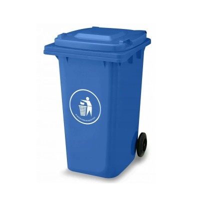Container deșeuri 240L albastru foto