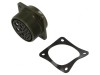 Conector Circular 32 mm Aliaj Aluminiu Oliv