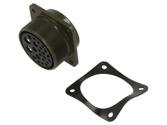 Conector Circular 32 mm Aliaj Aluminiu Oliv