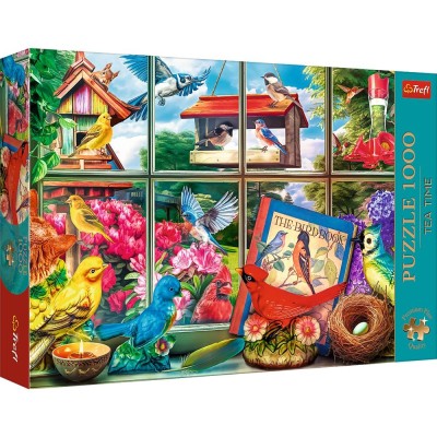 PUZZLE TREFL 1000 PREMIUM PLUS TEA TIME LUMEA PASARILOR SuperHeroes ToysZone foto