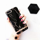 Husa pentru Apple iPhone 6 / iPhone 6s Marble Black, MyStyle