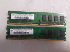 Memorie RAM Micron 2GB DDR2 PC2-5300 667Mhz - poze reale foto