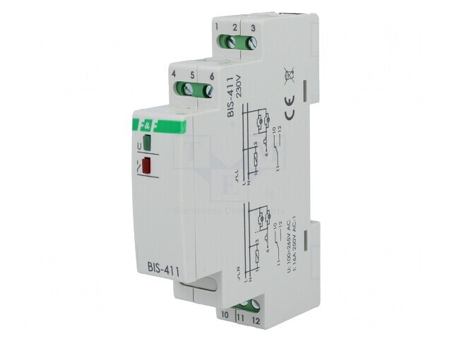 Releu Bistabil de Impulsuri SPDT 16A 230V IP20