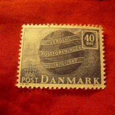 Serie Danemarca 1949 - 75 Ani UPU , val 40 ore
