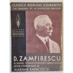 ROMANUL COMANESTENILOR , II . TANASE SCATIU de DUILIU ZAMFIRESCU , 1936