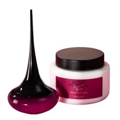Set Love Potion Sensual Ruby Oriflame, apa de parfum 50 ml si crema de corp parfumata 250 ml pentru ritual floral gurmand seducator