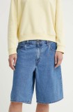 Levi&#039;s pantaloni scurți jeans BAGGY DAD uni, high waist, 000MJ