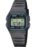 Cumpara ieftin Ceas barbatesc/unisex Casio F-91W-1YEG, digital, quartz, rezistent la apa, negru