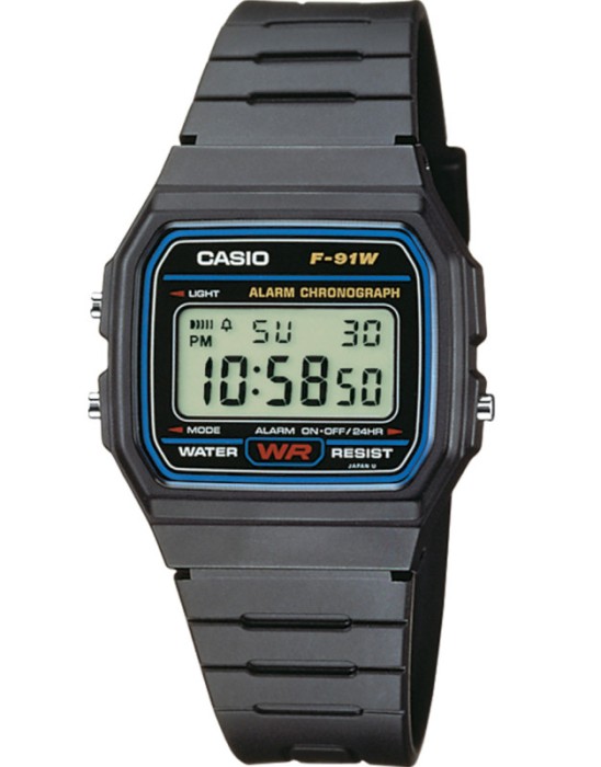 Ceas Casio, Collection F F-91W-1YEG - Marime universala