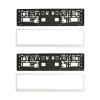 SUPORT NUMAR INMATRICULARE MEGA DRIVE CROMAT SET 2 BUC 45192
