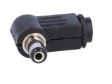 Mufa alimentare DC tata 5.5mm x 2.1mm pe cablu 9mm PC-2.1/5.5K