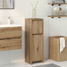vidaXL Dulap de baie, stejar artizanal, 30x30x95 cm, lemn compozit 856062