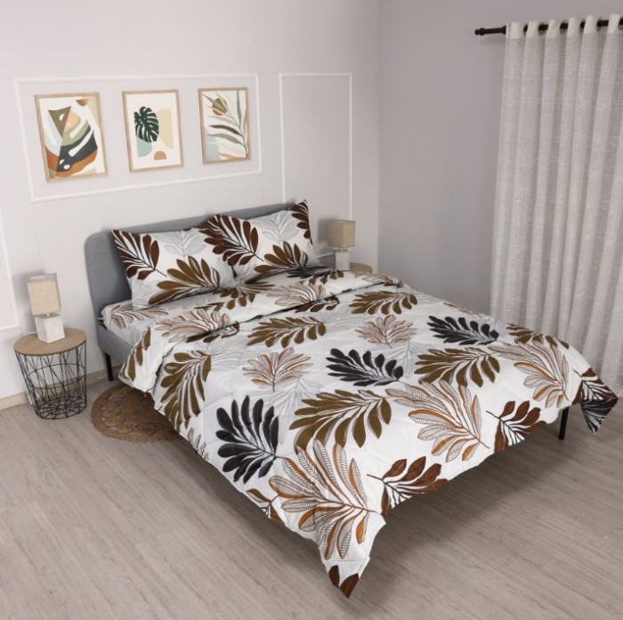 Set lenjerie cu pilota usoara reversibilă Elis 200x220 cm, pat dublu