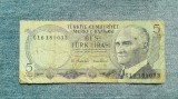 5 Lire 1970 Turcia