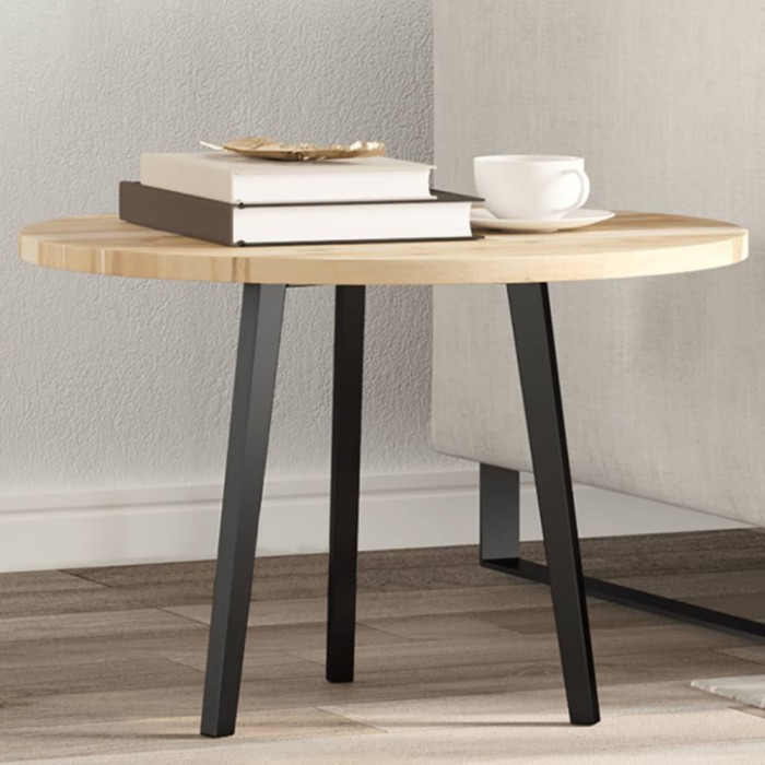 vidaXL Blat de masă rotund, &Oslash;60x2 cm, lemn masiv de acacia
