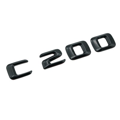 Emblema C 250 Negru, pentru spate portbagaj Mercedes foto