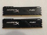 Kit Memorie RAM Kingston HyperX FURY 16GB (2x8GB) DDR4 Black, 3000MHz, CL15, HX430C15FB3K2/16