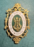 Insigna Societatea de muzica si cant coral din Fabric Timisoara 1875