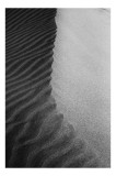 Tablou Canvas, "Nisipuri &icirc;mbrățișate de umbre fine", Nisip, Textură, Contrast, Dune, Valuri, Natural, Monocrom, Mișcare, 26 x 39 cm, CMCLASS