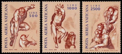 Vatican 1976 - Fresce, serie neuzata foto
