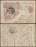 Portugal 1898 Old postcard stationery Albuferia Sao Joao do Estoril DB.259