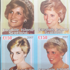 Easdale Island Lady Diana 4v. nedantelate Mnh