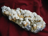 Specimen minerale - FLOROCALCIT BICOLOR IN FRUNZA (BB3), Naturala, Calcit