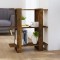 vidaXL Bibliotecă/Separator de cameră, stejar fumuriu, 80x30x87cm 813578