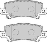 Placute frana spate Toyota Corolla (Zze12, Nde12, Zde12), 01.2001-12.2007, marca SRLine S70-1125