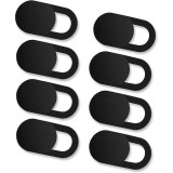 Cumpara ieftin Set de 8 protectii adezive pentru camera telefon tableta - Negru, Dactylion