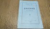 Snoave in Versuri, Alexandru C. Aldea, Editura Unirea, 1927, Coperta Originala, Carte Veche