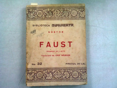 FAUST - GOETHE (TRAGEDIE IN 5 ACTE) foto
