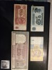 Bancnote diverse lot - 1 griva 2006, 10 ruble 1961, 10 leva 1974, 10 rupii tip voucher, Europa