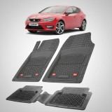 Cumpara ieftin Covorase Seat Leon Hatchback 5 Usi Compatibile 2013-2017 | Black