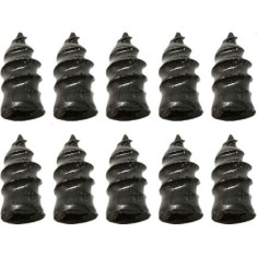 Set 10 dopuri, stifturi vulcanizare pentru anvelope, pana de cauciuc 1.2x0.4 cm