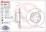 BREMBO 09.6924.11 PRIME LINE - UV Coated Disc frana