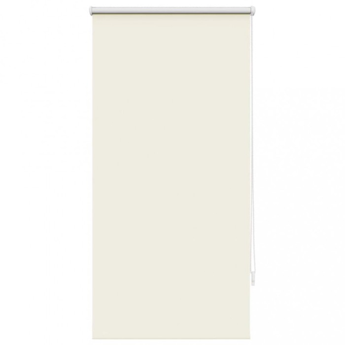 Jaluzea opaca rulabila, 60 x 120 cm, alb galbui
