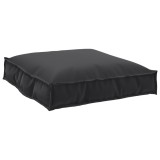 VidaXL Pernă pentru șezut din paleți Negru 70 x 70 x 12 cm