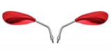 Oglinzi moto &quot;lacrima&quot; rosii M08