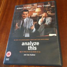 ANALYZE THIS (1 DVD original Robert de Niro si Billy Crystal - subtitr. ROMANA)