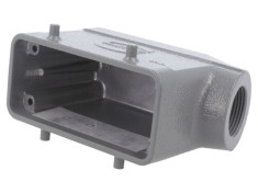 Carcasă HARTING HDC 16B pentru conectori Han Hv E&reg;, IP65, aluminiu, montare pe cablu
