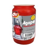 Rezerve candelă, durată 2 zile, Agape, roșu / OTI131419