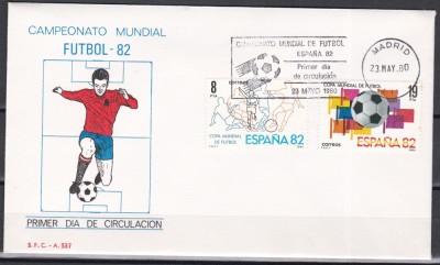 Spania 1980 - Cupa Mondială de fotbal - Spania, FDC foto
