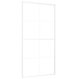 Cumpara ieftin Usa glisanta, alb, 102,5x205 cm, sticla ESG si aluminiu