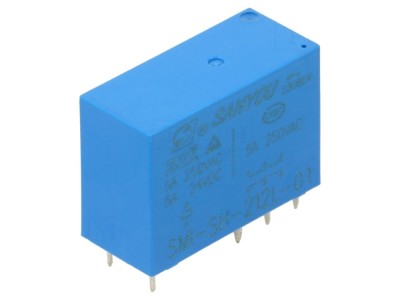 Releu Electromagnetic DPDT 12V 8A foto