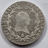 Austria 20 kreuzer 1811 B argint Francisc l