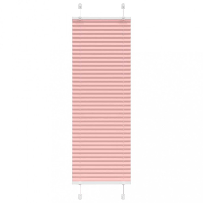 Jaluzea plisată roz 50x100 cm Lățime țesătură 49,4cm poliester