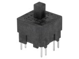 Micro&icirc;ntrerupător TACT DPST-NO/NC 0,025A 120VDC